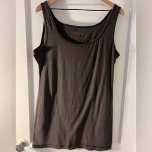 Peruvian Connection Brown Tank Top